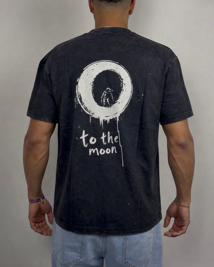 T-Shirt Washed Black - Off Beat Clothing