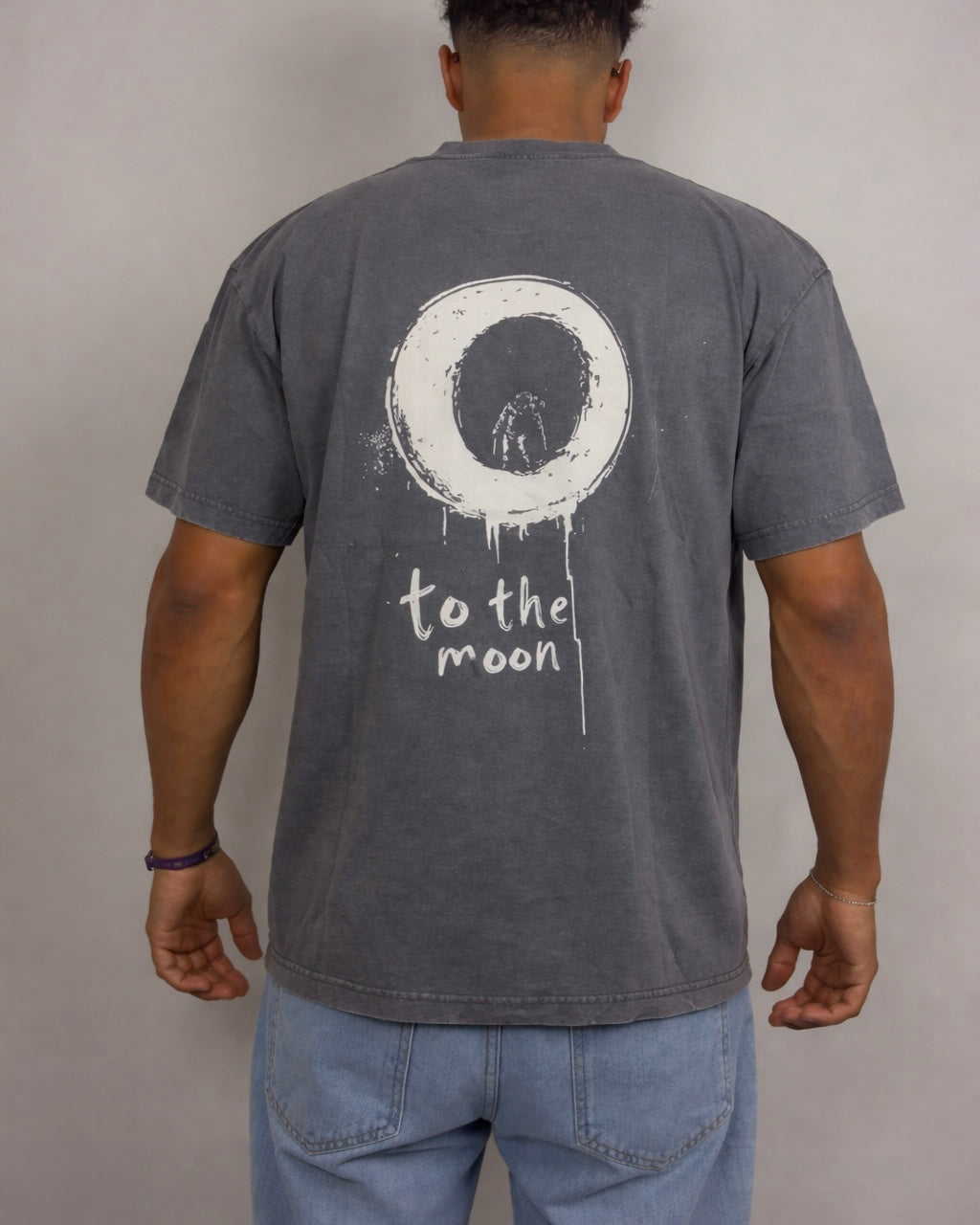 T-Shirt Washed Grey - Off Beat Clothing